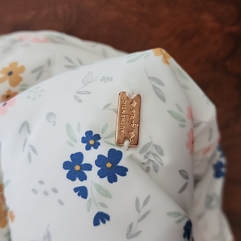 Mothercare Hooded Floral Puffer Baby Vest 1-3 Months - Picture 3 of 7